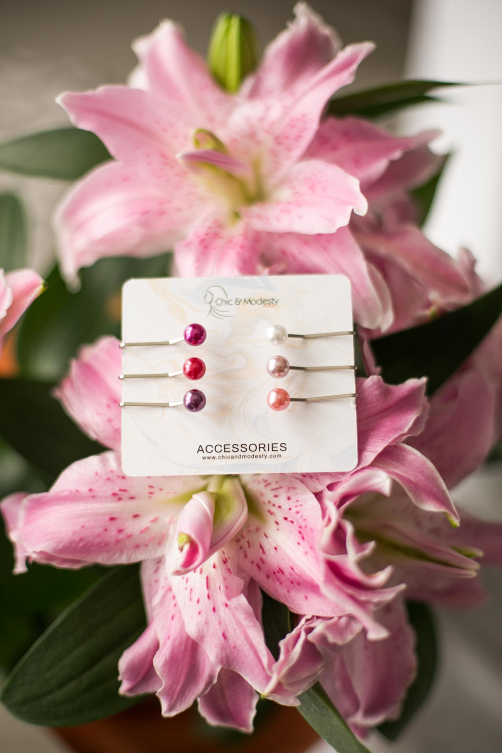 6 Pinces anti trou ton nude C1