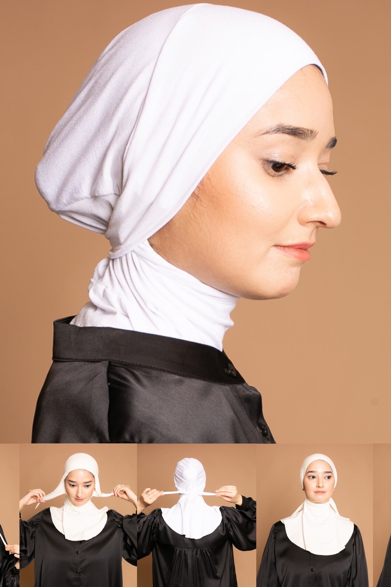 Cagoule jersey prêt à nouer cration