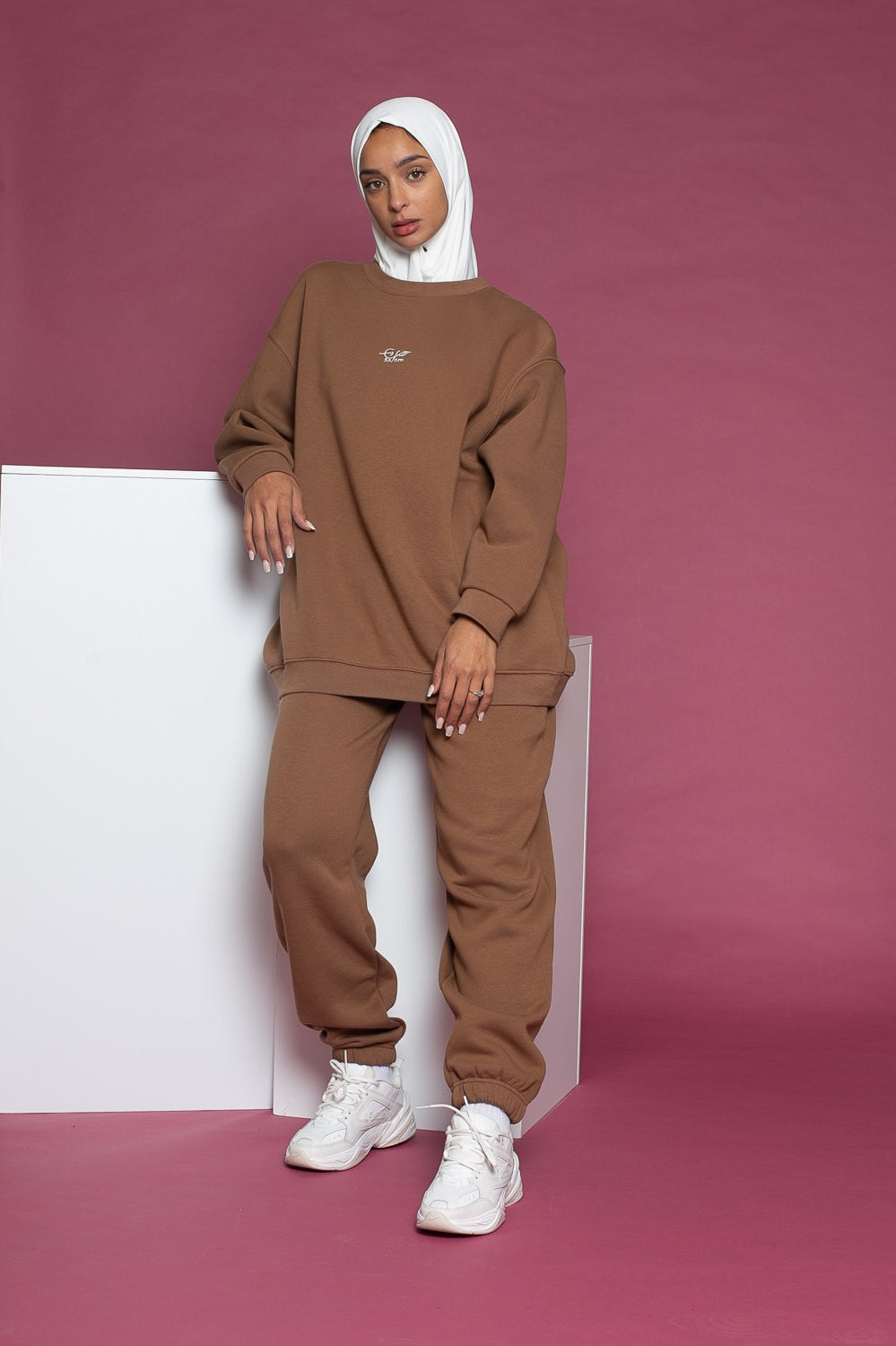 Ensemble jogging coupe loose pour jeune fille