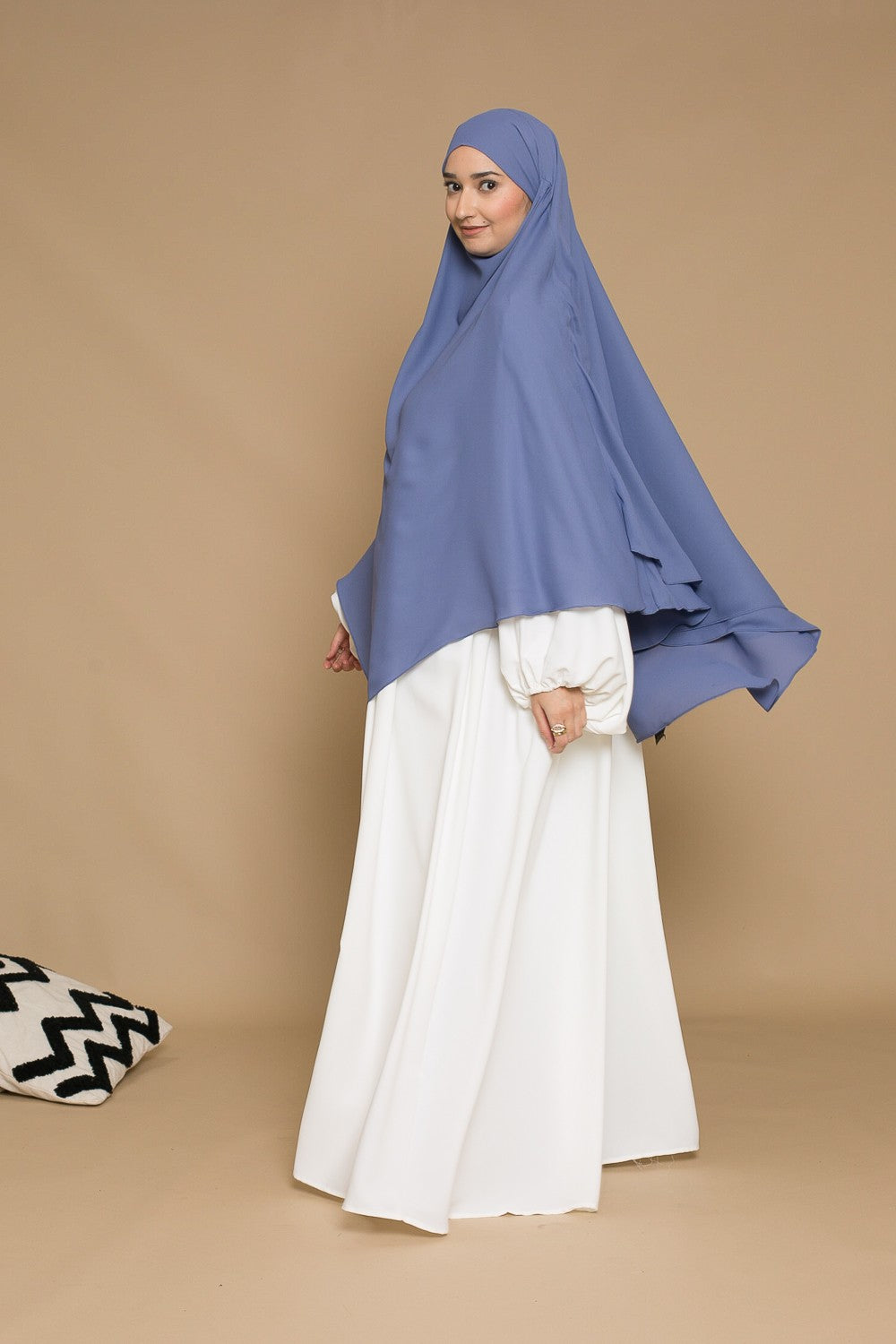 Khimar en mousseline opaque de qualité supérieur. Boutique hijab musulmane