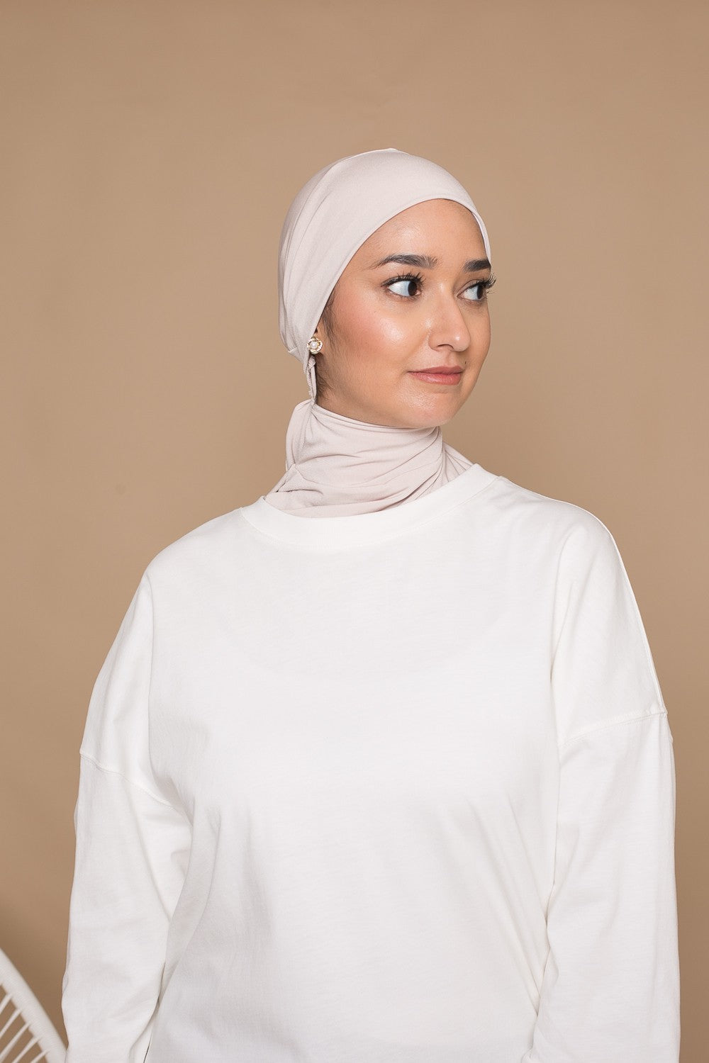 cagoule à nouer lycra. Sous hijab pour femme musulmane