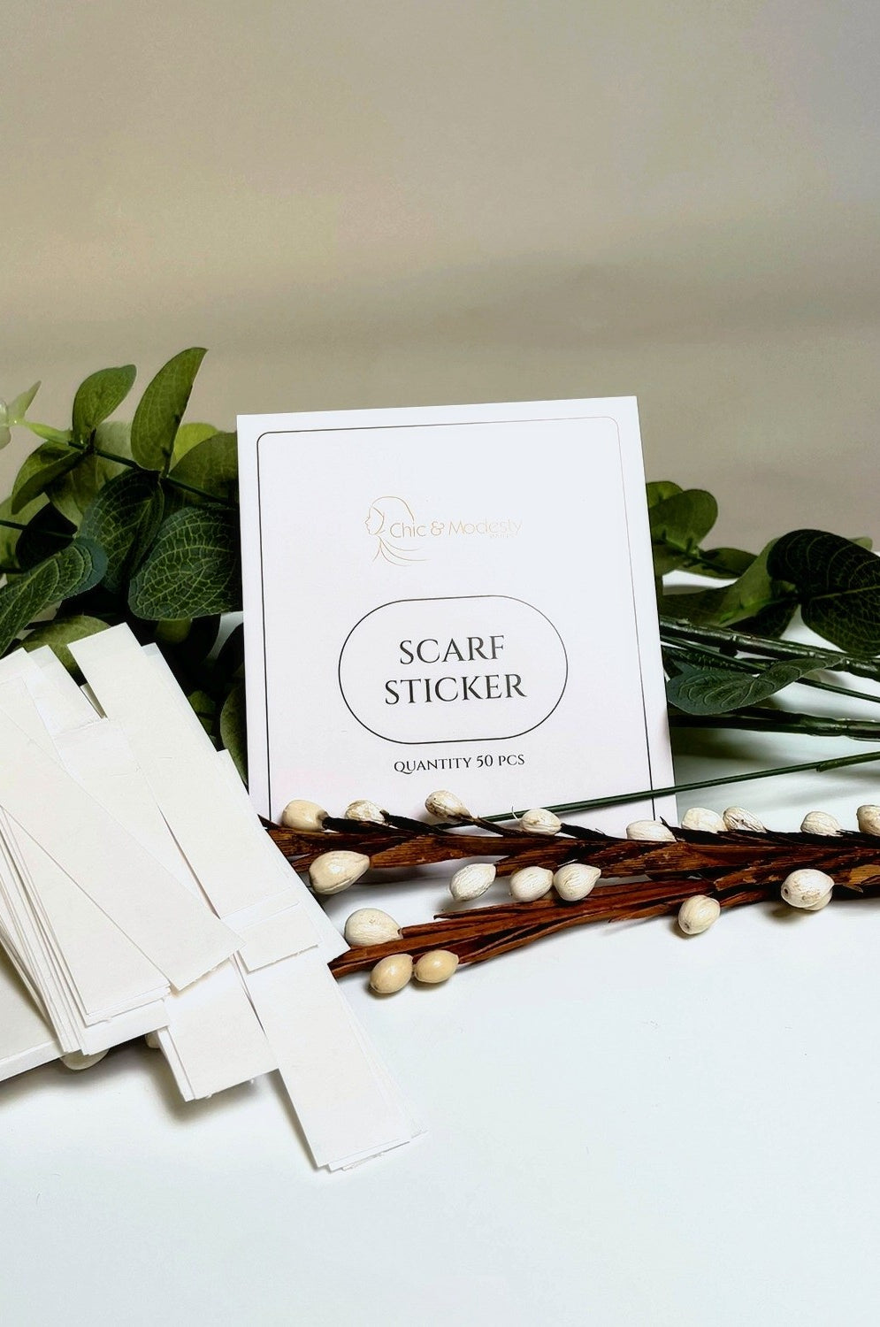 Stickers scarf, adhésifs double face invisibles pour maintenir le hijab