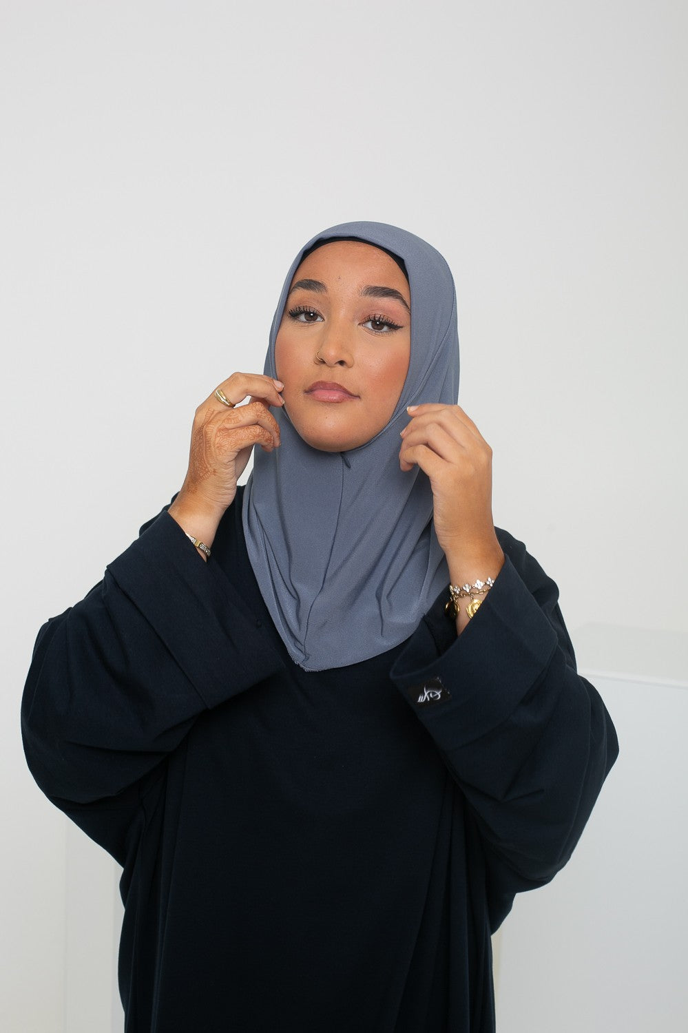 Hijab cagoule zip pour sport femme musulmane