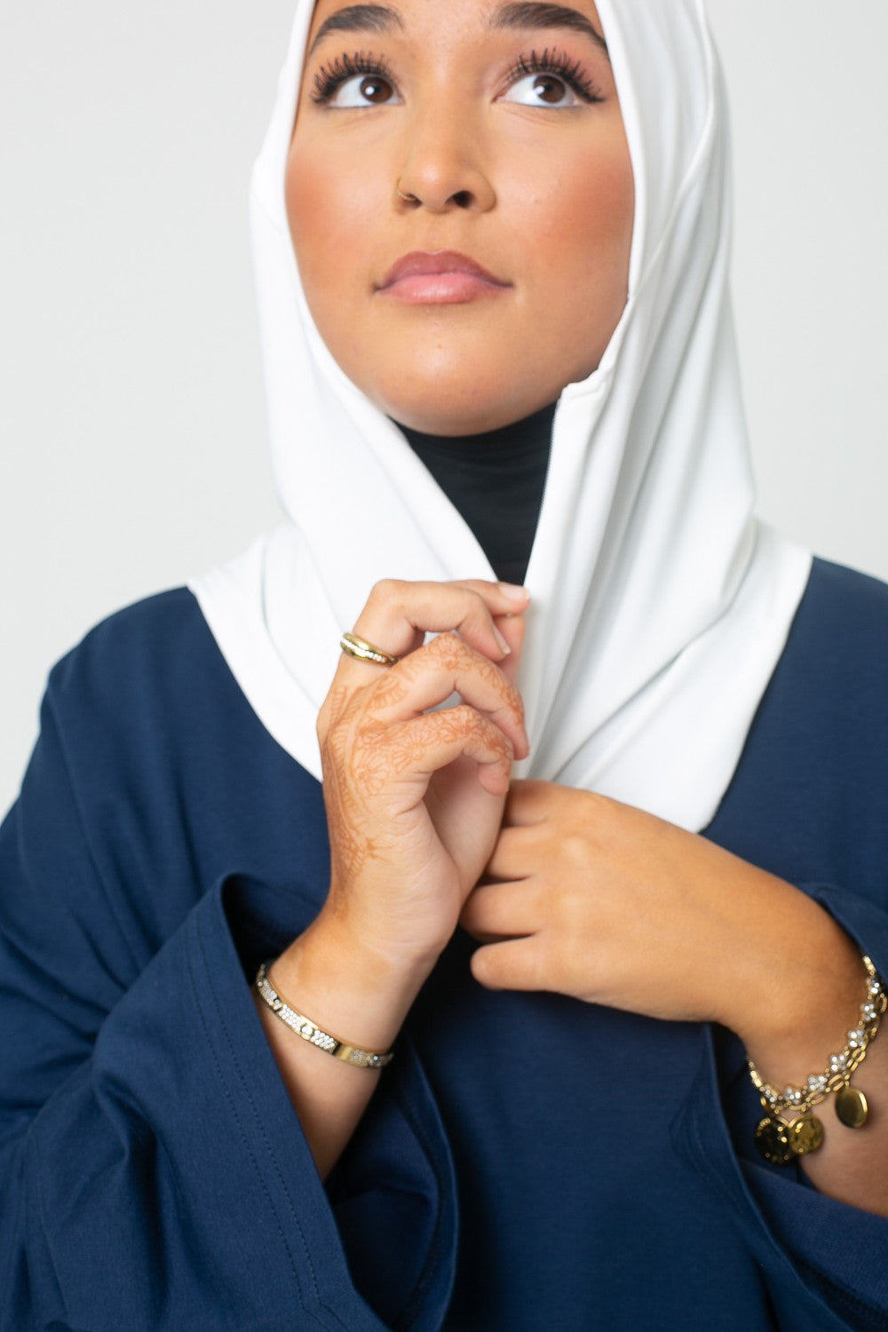 Hijab cagoule zip pour femme musulmane