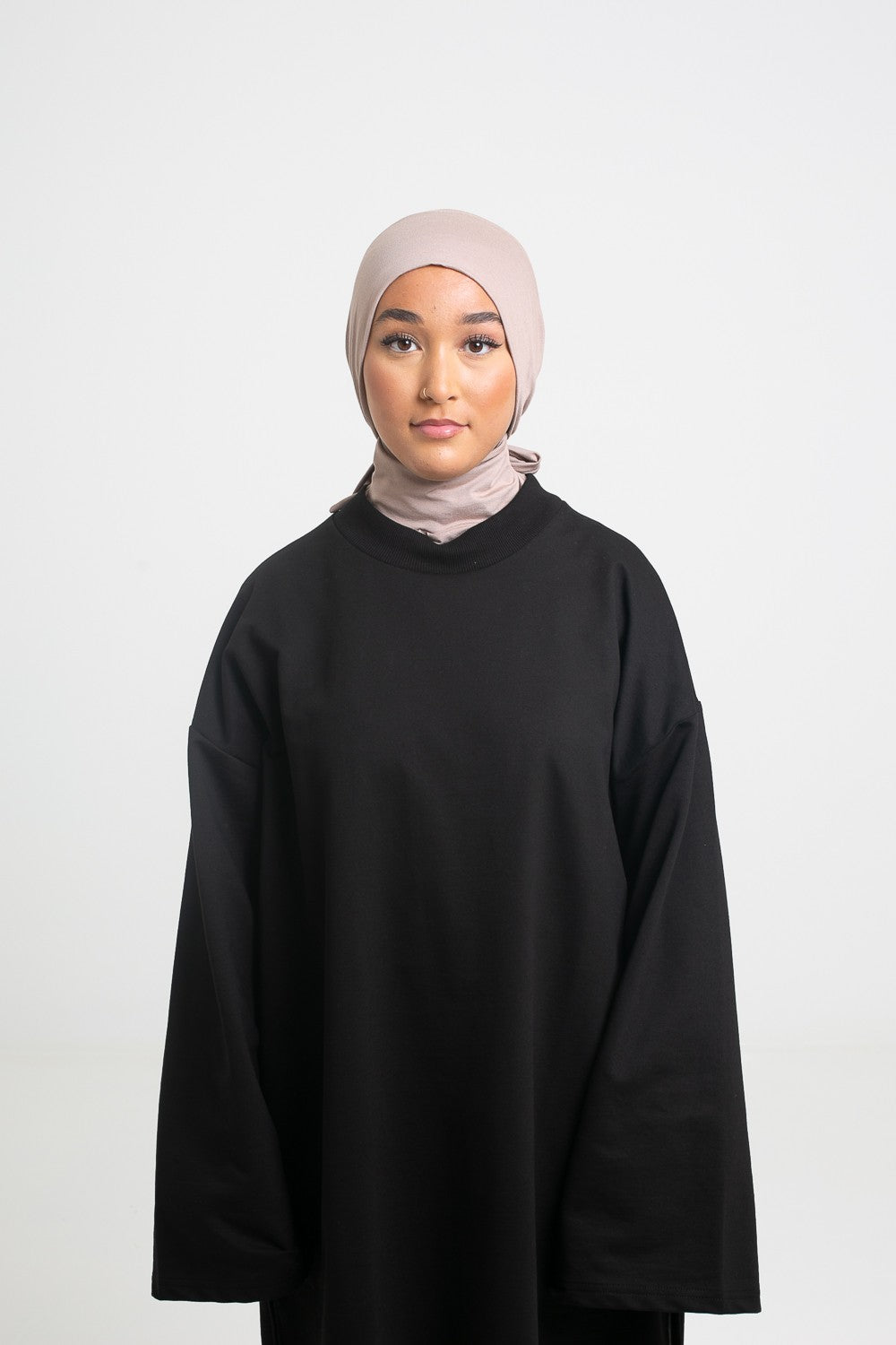 Maxi cagoule à nouer en jersey pour femme musulmane