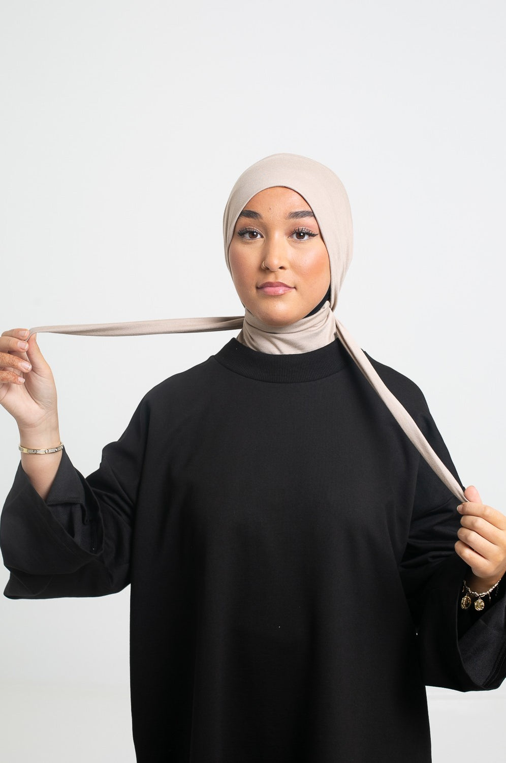 Maxi cagoule à nouer pour femme musulmane