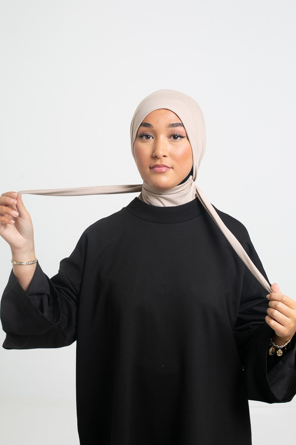 Maxi cagoule à nouer pour femme musulmane