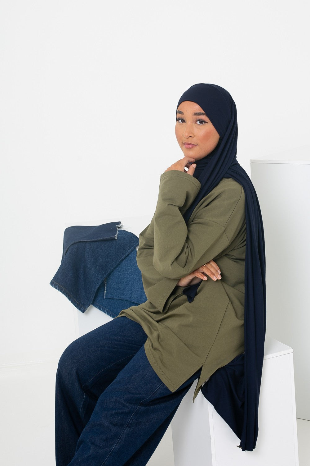 Haut ample manche large pour femme musulmane boutique hijab