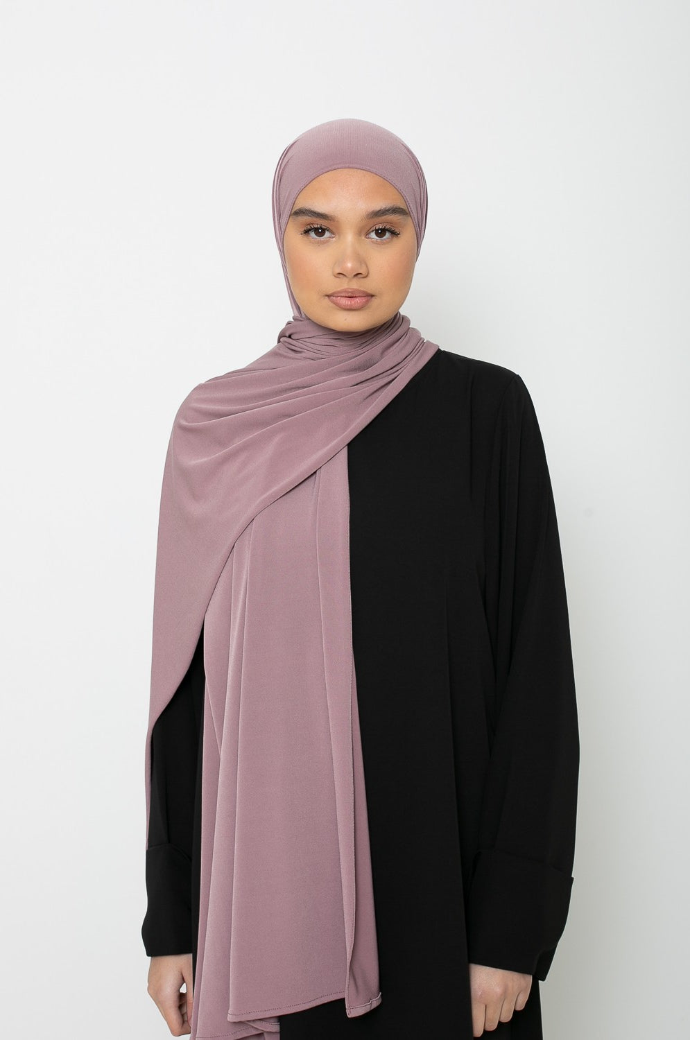 Hijab Jersey premium prune