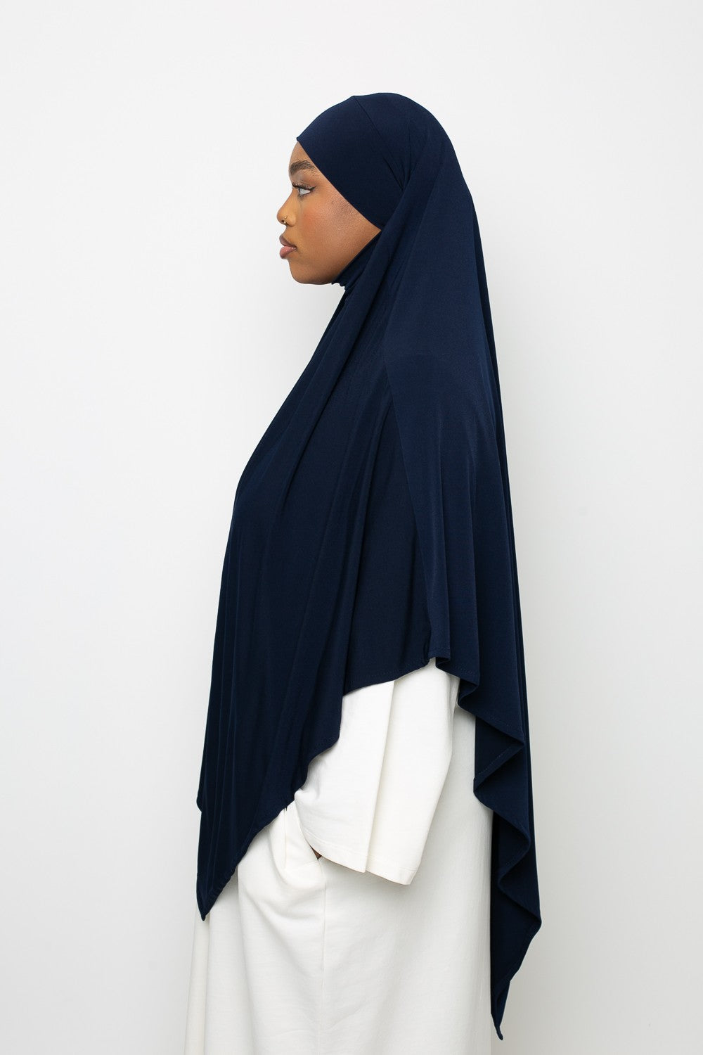 Khimar Jersey premium bleu marine