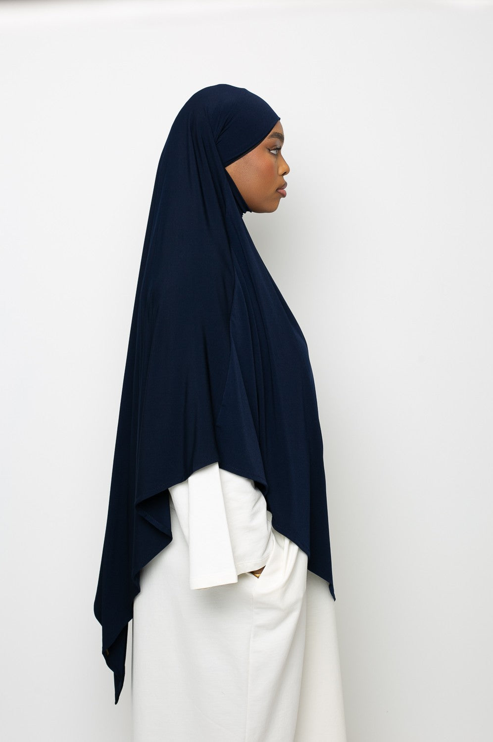 Khimar Jersey premium bleu marine
