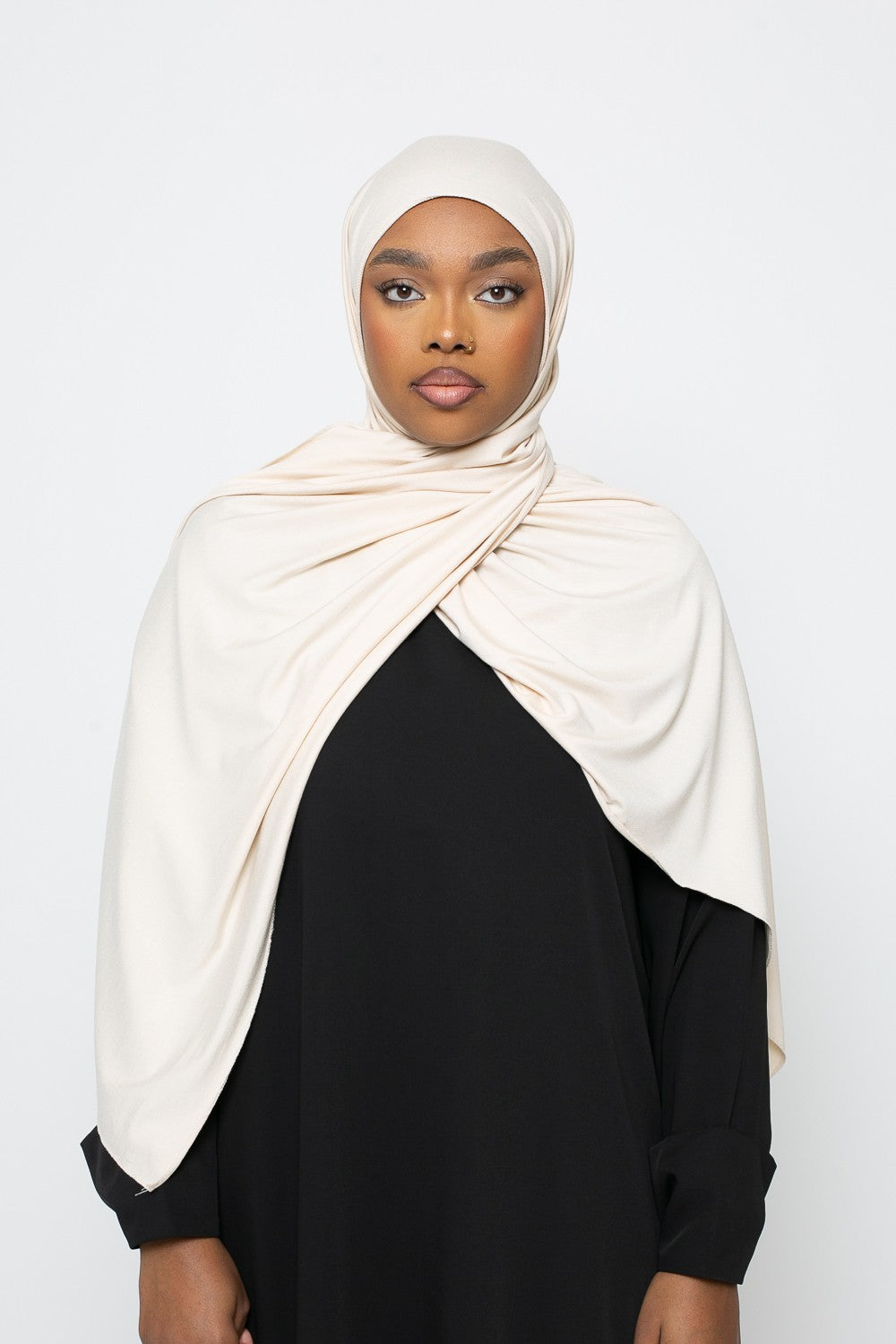 Hijab Jersey crème