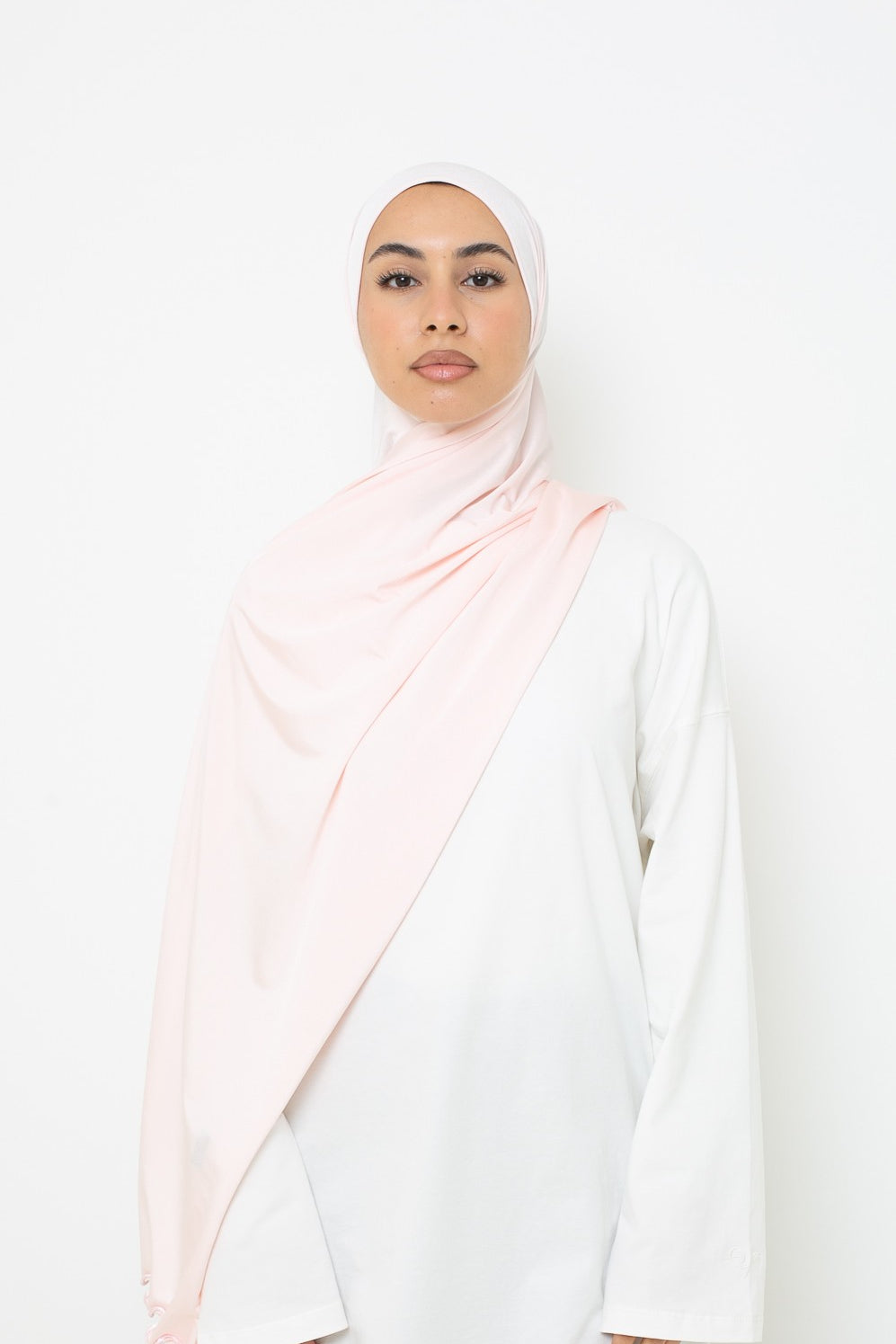 Hijab vague jersey premium nude