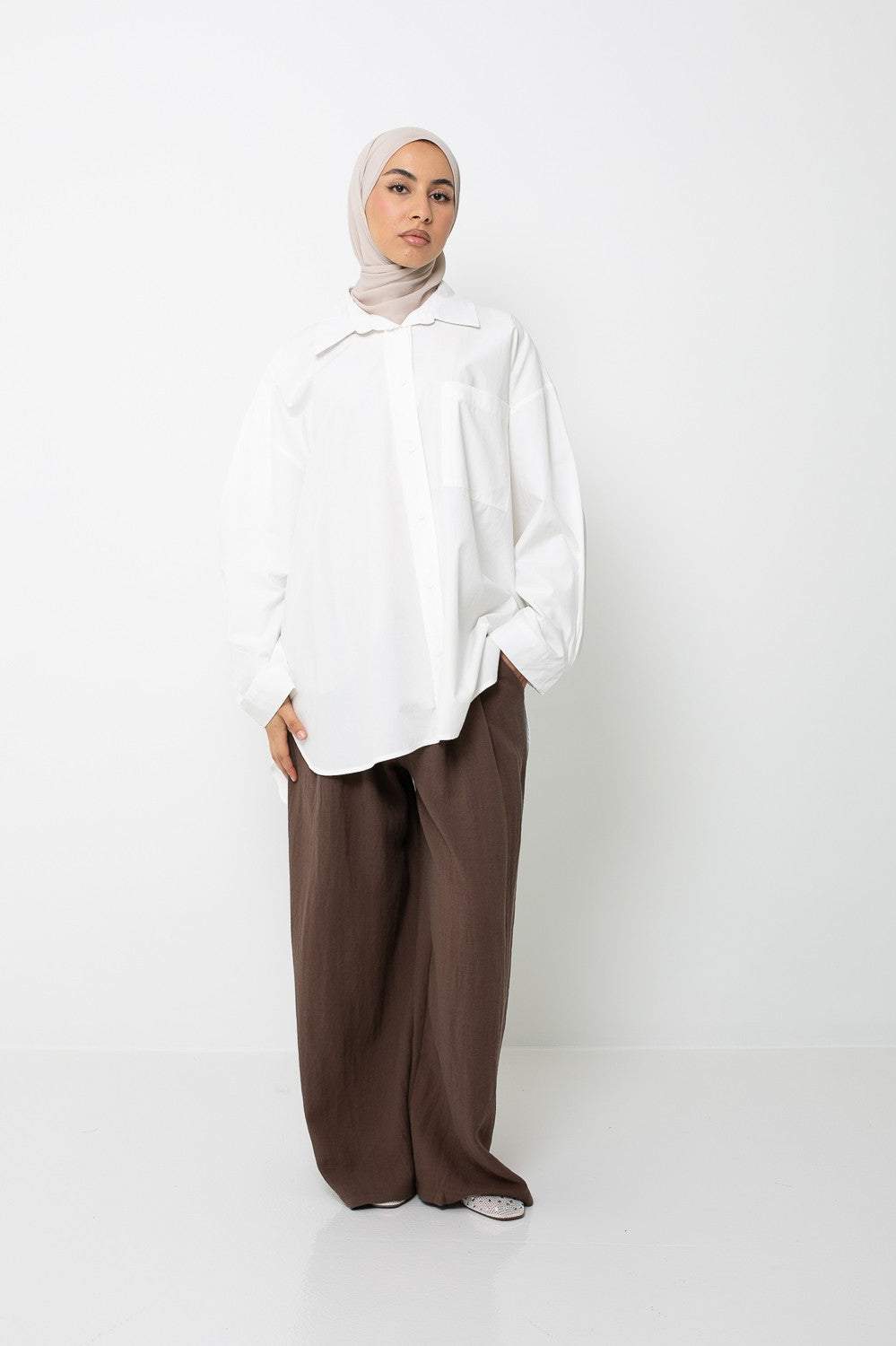 chemise coton premium coupa ample pour femme musulmane. Boutique hijab modeste.