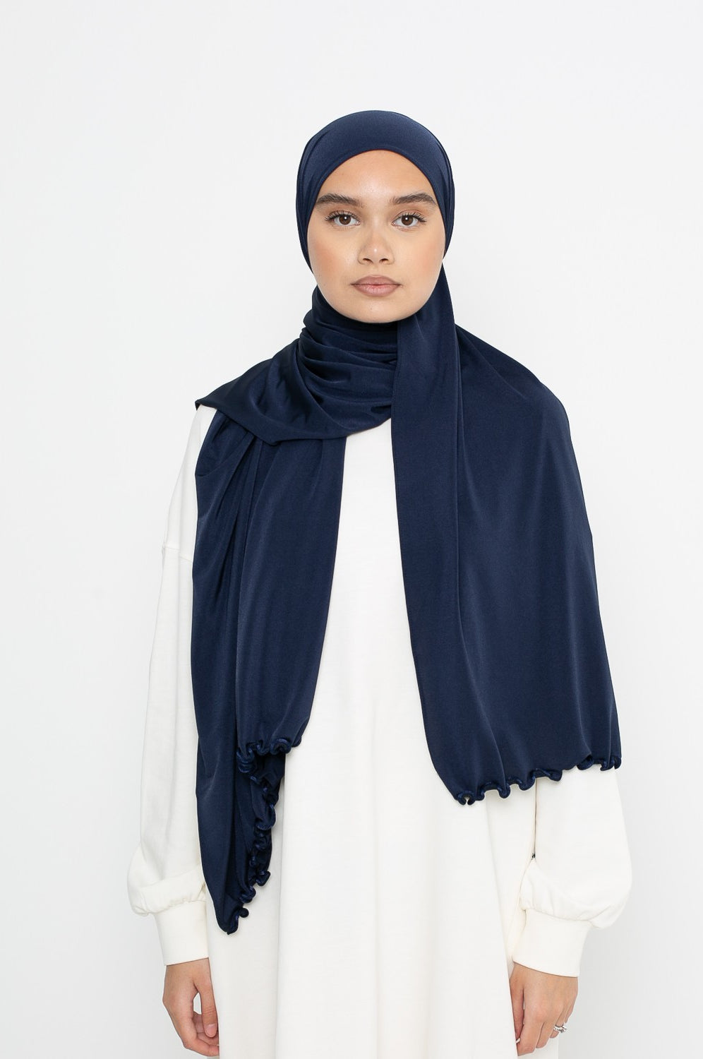 Hijab jersey premium frisé