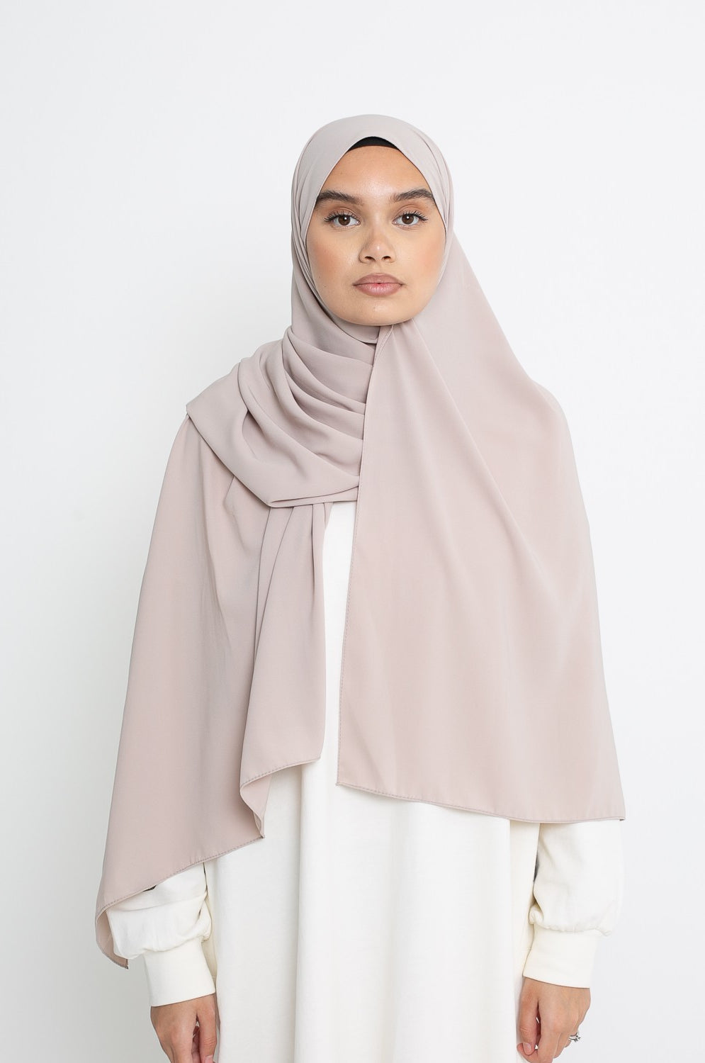 hijab soie de médine beige sable