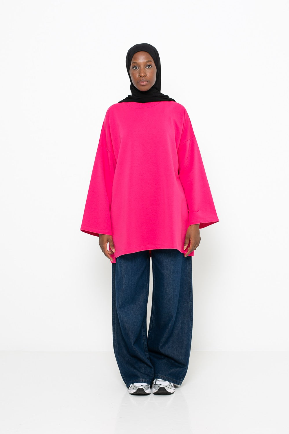 Haut ample en coton pour femme moderne musulmane. Boutique CM création