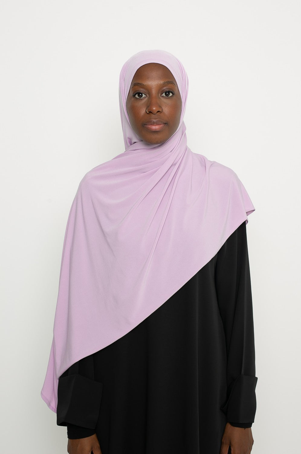 Hijab Jersey premium lilas