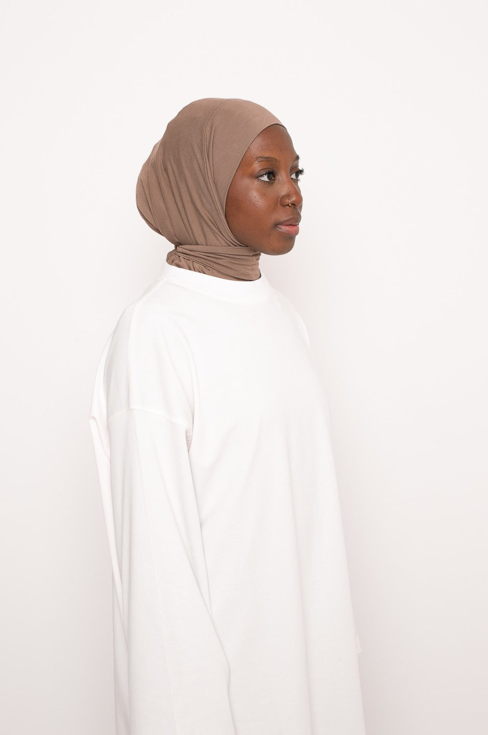 Hijab sport enfilable à nouer pour femme musulmane