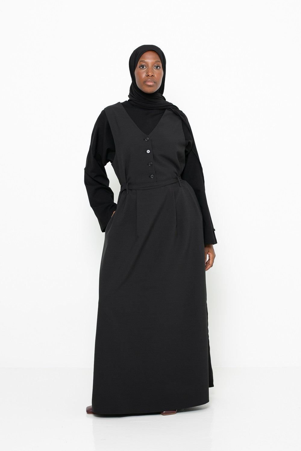 Robe tailleur moderne pour femme musulmane
