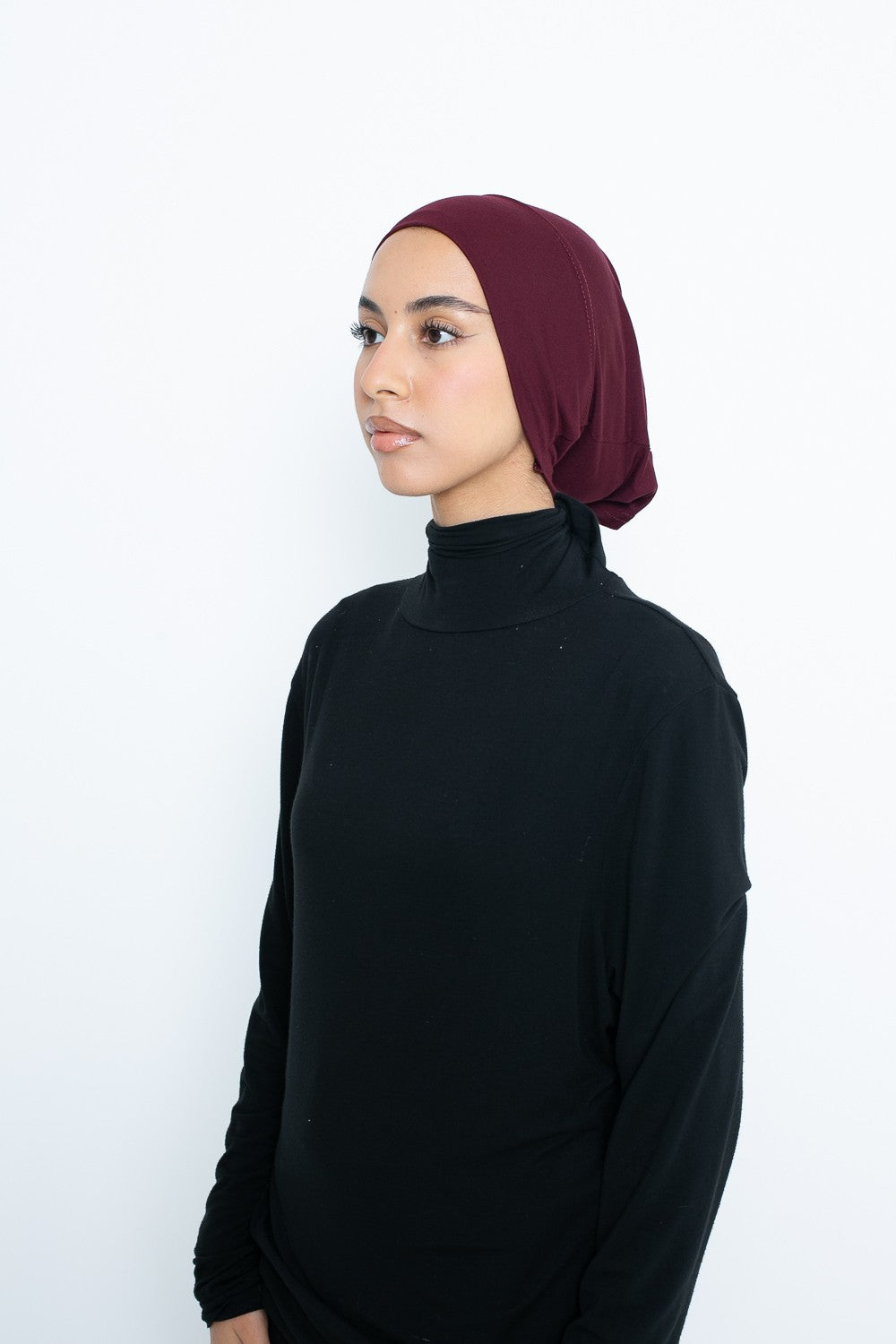 Bonnet jersey sous hijab pour femme musulmane