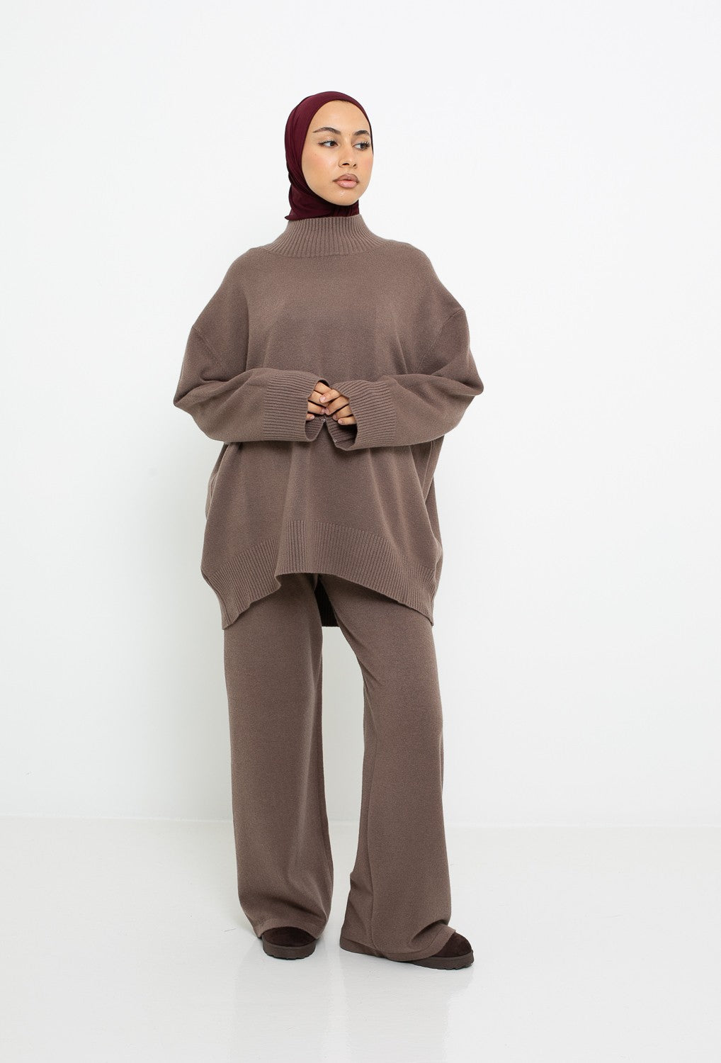 Détail tissu maille- texture mat et douce