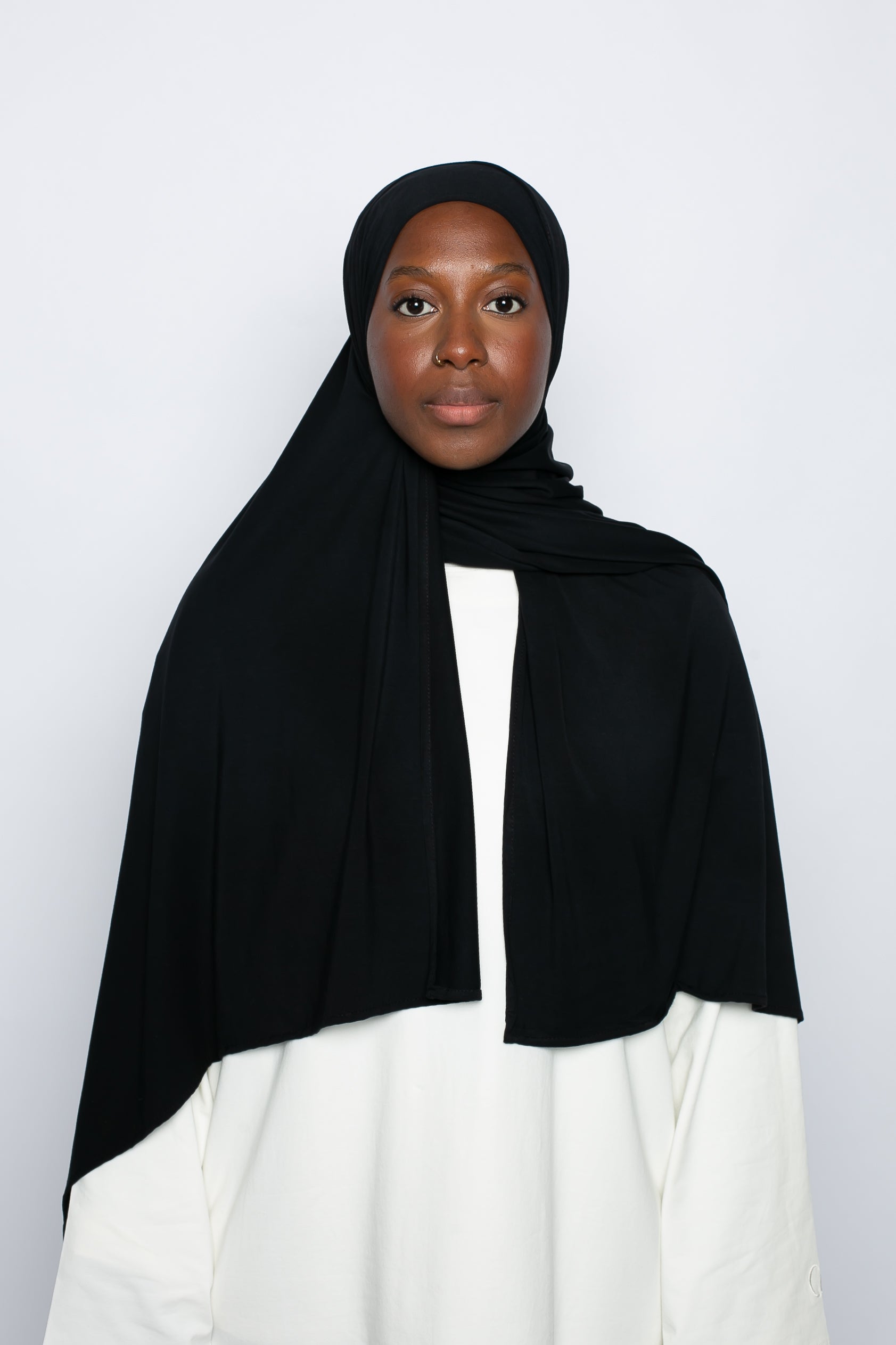 Hijab bambou noir
