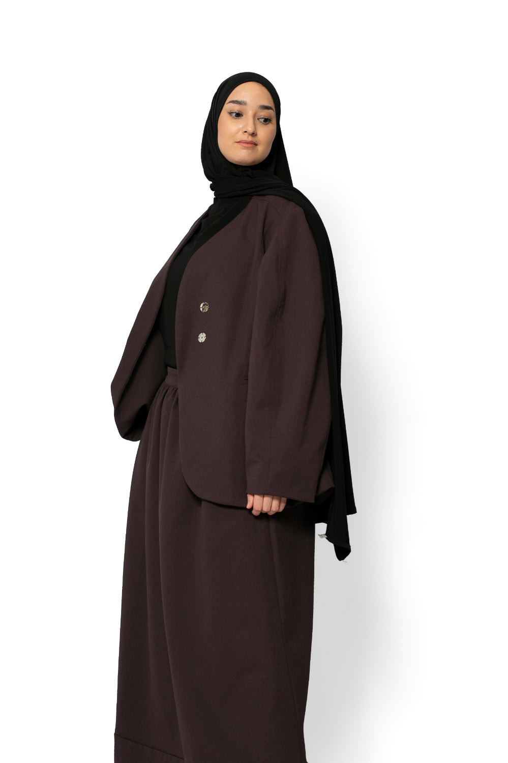 Veste structurée pour femme musulmane