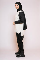 Jeans slouchy noir pour femme boutique hijab pas cher