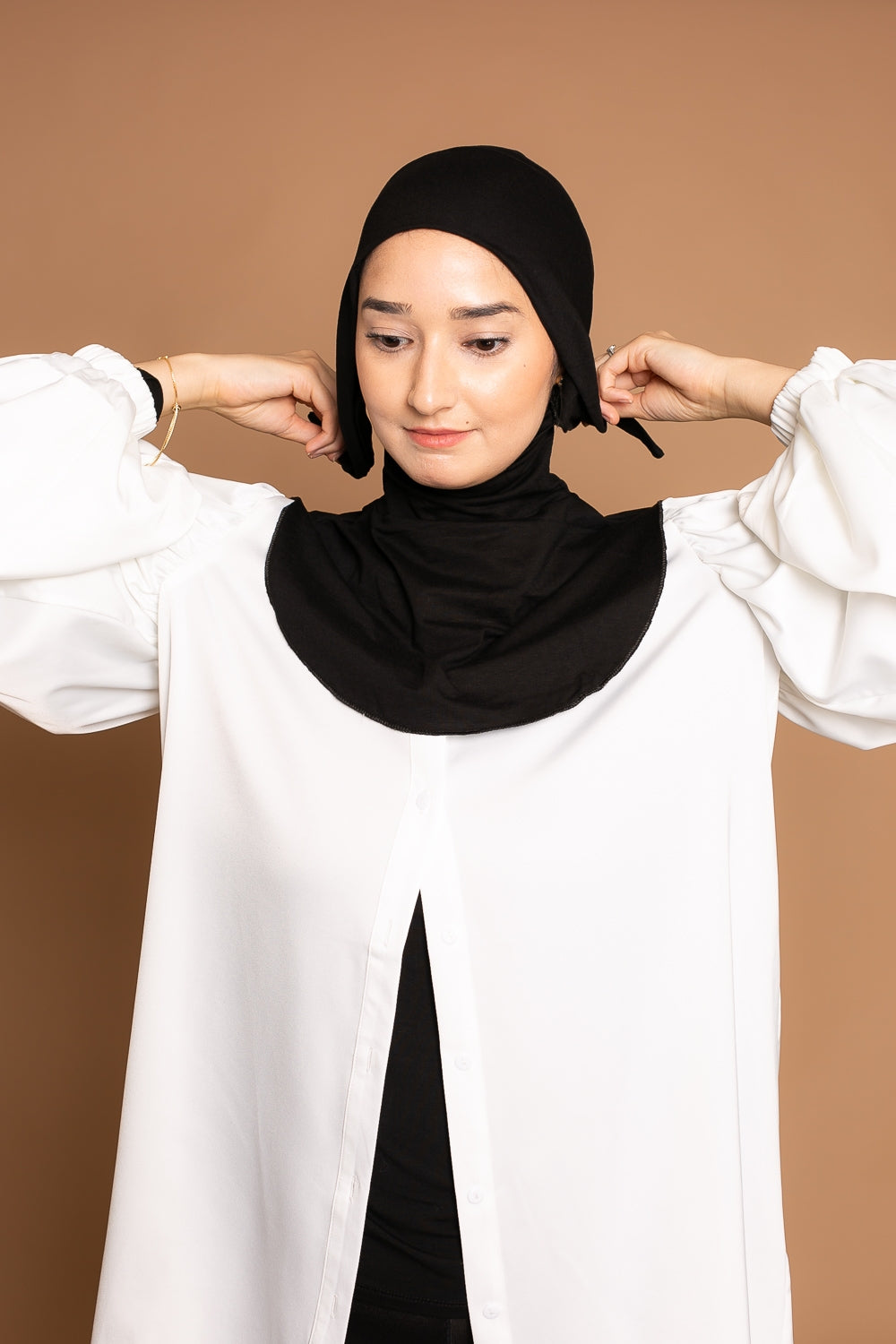 Cagoule jersey prêt à nouer cration