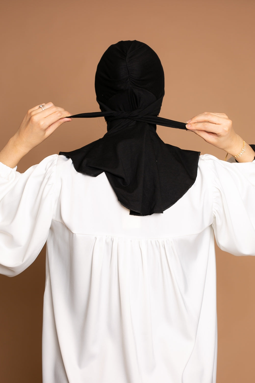 Cagoule jersey prêt à nouer cration