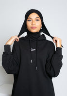 cagoule à nouer croisé noir