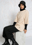 Tee shirt oversize sportswear pour jeune fille musulmane