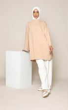 Maxi teeshirt oversize manche large pour femme modeste