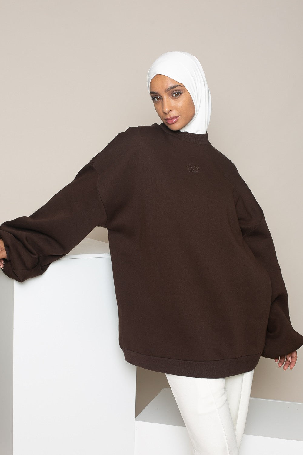 Maxi sweat manche bouffante