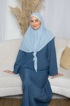 Maxi hijab carré mousseline haute qualité. Boutique hijab moderne.