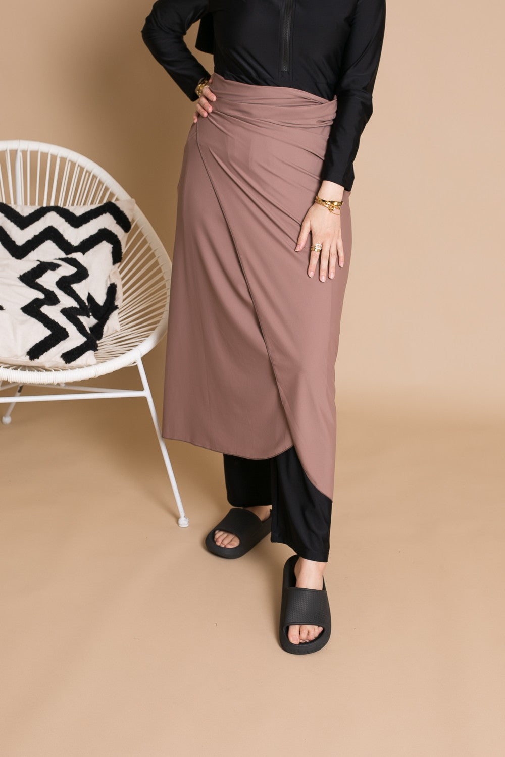 Paréo burkini long pour femme