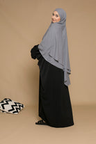 khimar double voile opaque pour femme musulmane. Boutique hijab.