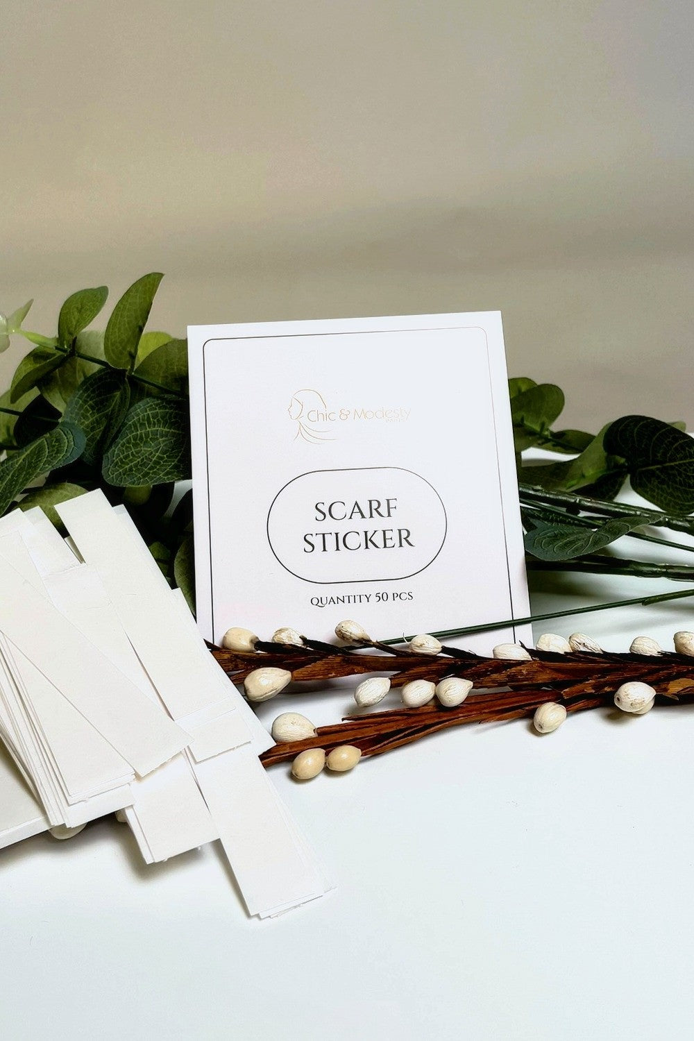 Stickers scarf, adhésifs double face invisibles pour maintenir le hijab