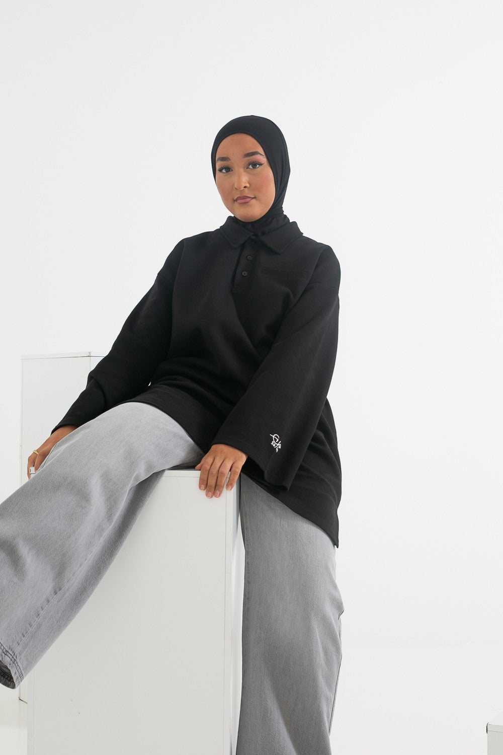 Maxi polo pour femme. Boutique prêt à porter modeste. Marque Salam.