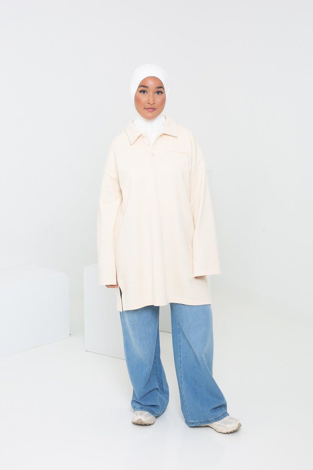 Maxi polo ample pour femme. Marque sports wear pour femme musulmane