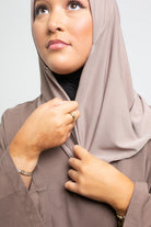 Hijab cagoule zip pour le sport pour femme musulmane