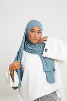 Hijab prêt à nouer jersey doux pour femme musulmane