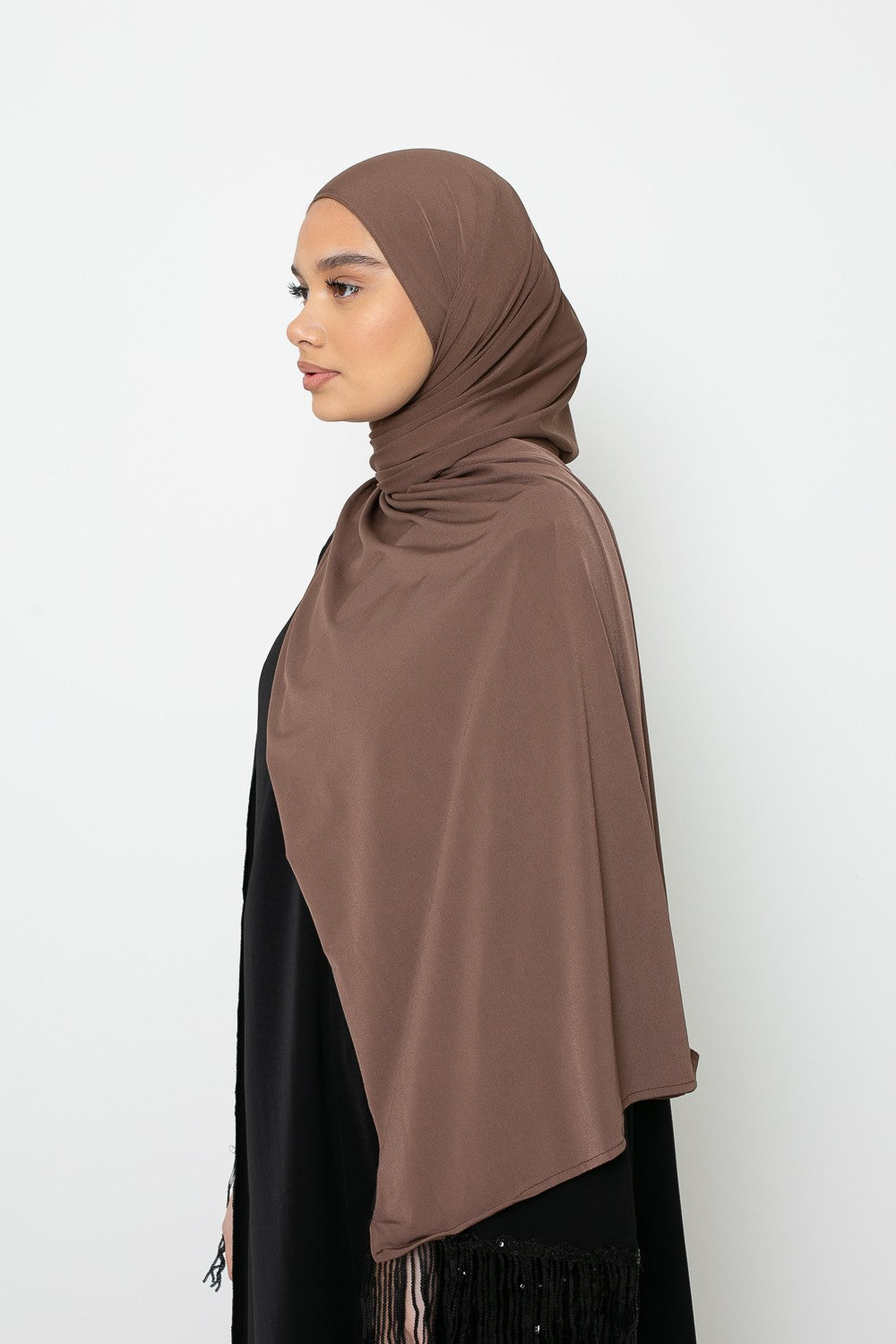 Hijab Jersey premium chocolat