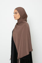 Hijab Jersey premium chocolat