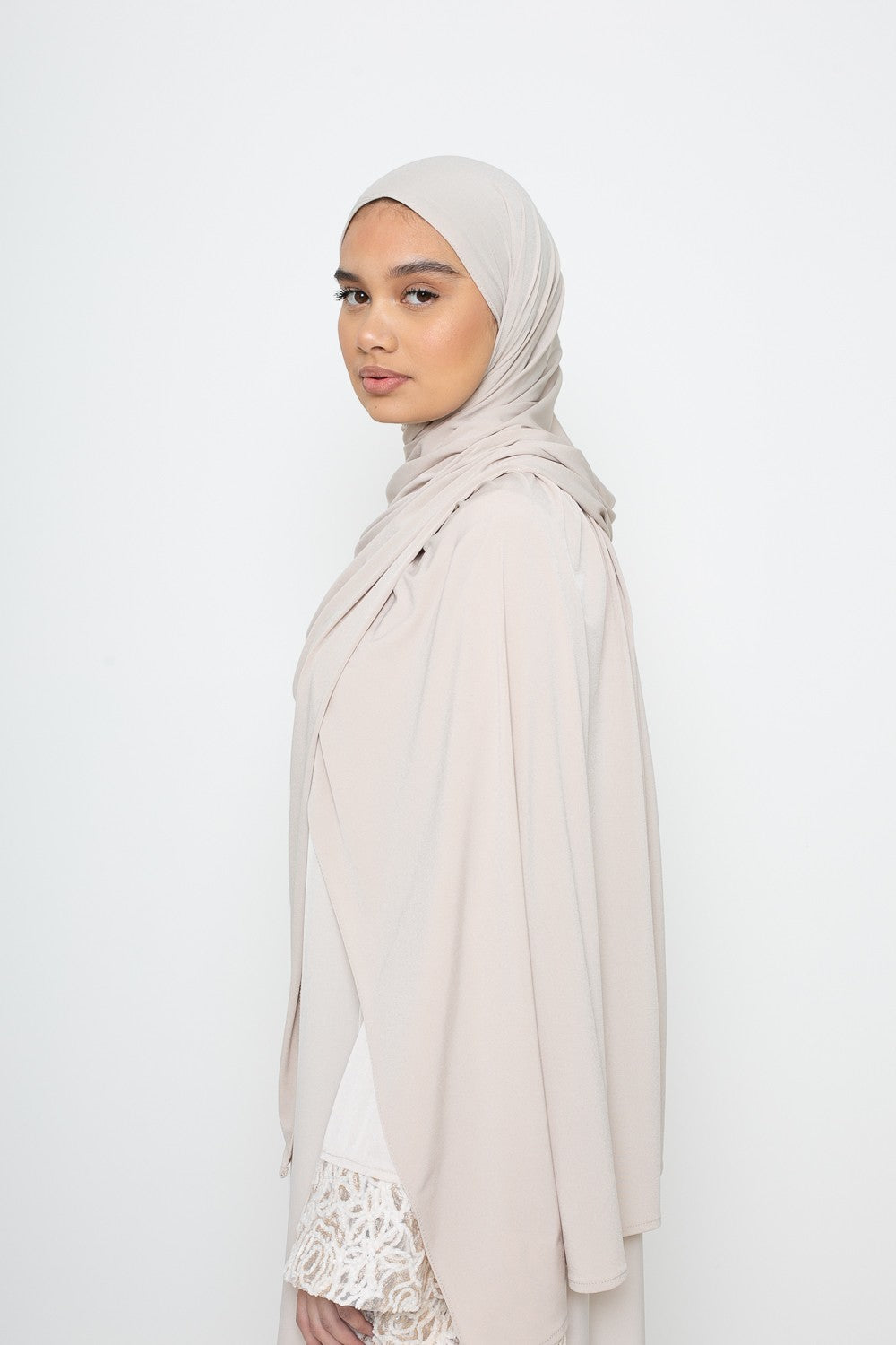 Hijab Jersey premium crème
