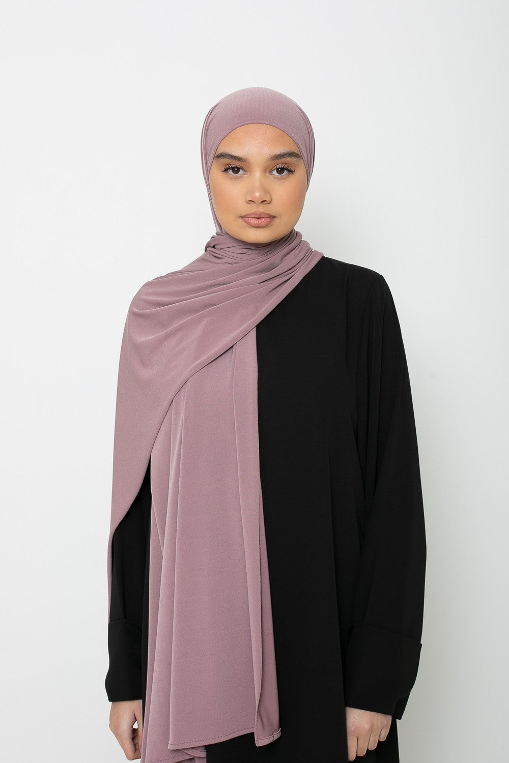 Hijab Jersey premium prune