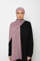 Hijab Jersey premium prune