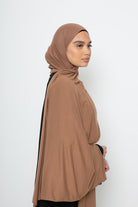 Hijab jersey caramel
