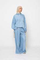 Pantalon ample printemps été en coton pour femme modeste